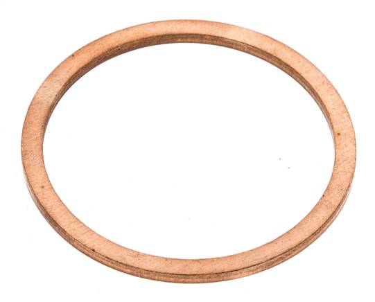 Copper sealing ring (36.3x41.9x2 mm)