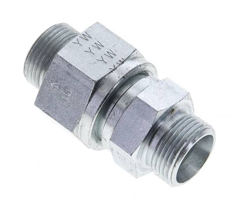 Clapet anti-retour hydraulique 15 L (M22x1,5), sans écrou ni bague coupante, acier galvanisé