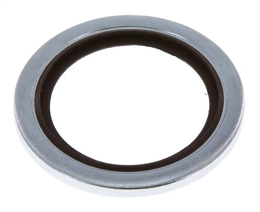 Bague d'étanchéité hydraulique avec insert FKM, pour filetage G 3/4"