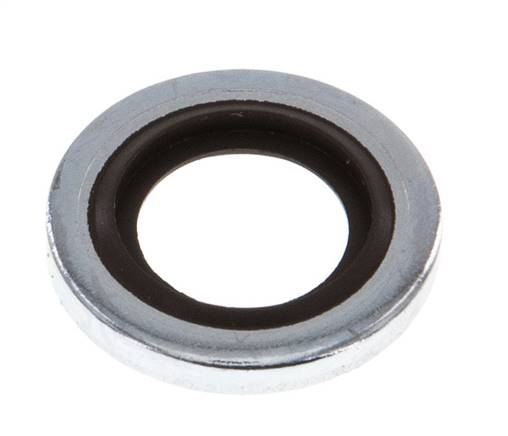 Hydraulic sealing ring with FKM insert, for thread G 1/8"