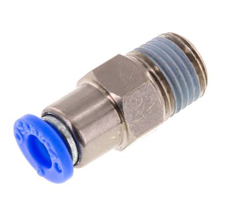 Clapet anti-retour R 1/4"-6mm, débit du tuyau au filetage, norme IQS