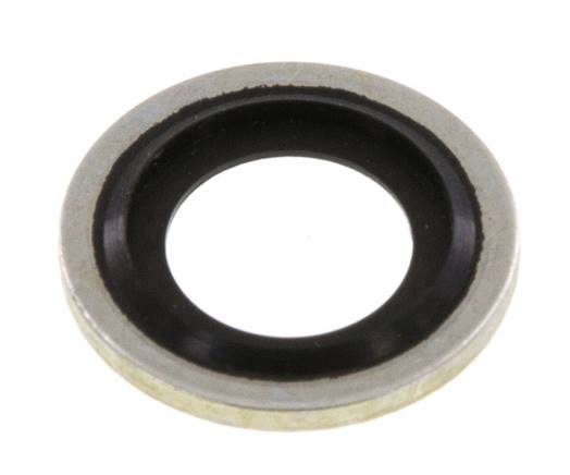 Bague d'étanchéité hydraulique avec insert NBR, pour filetage M 12