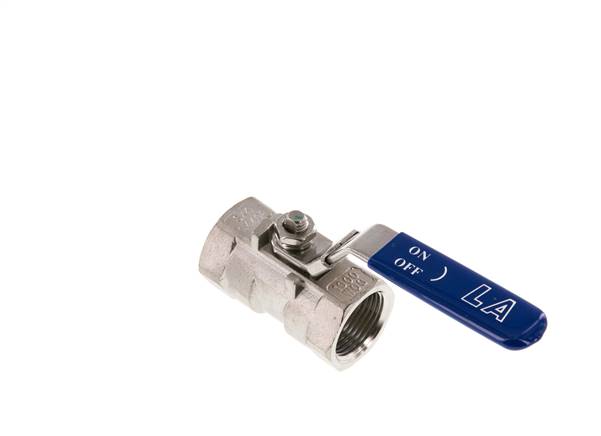 1-piece stainless steel ball valve, G 3/4", 0 - 63bar