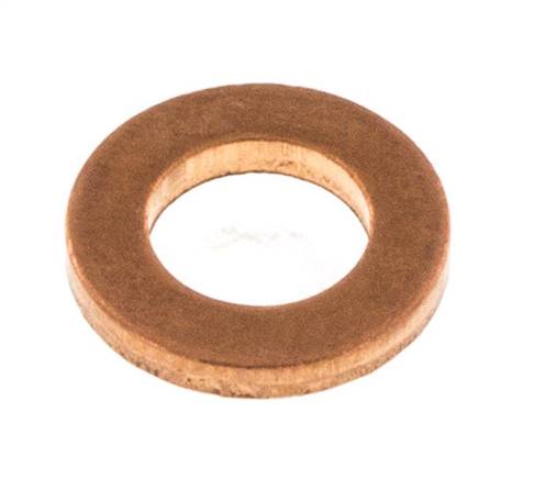 Bague d'étanchéité pour manomètre, G 1/4", cuivre, joints plats (standard)