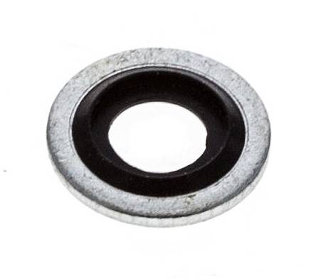 Bague d'étanchéité hydraulique avec insert NBR, pour filetage M 6