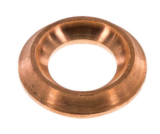 Pressure gauge profile sealing ring, copper, G 1/2"