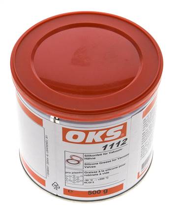 OKS 1112 - Graisse silicone pour robinets à vide, bidon de 500 g