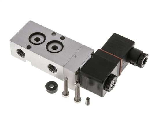 Électrovanne NAMUR, 3/2 voies (NF) rappel par ressort, G 1/4", 24 V DC