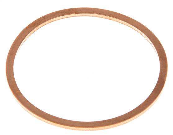 Copper sealing ring, for G 2" (60.5x67.8x2.5 mm)