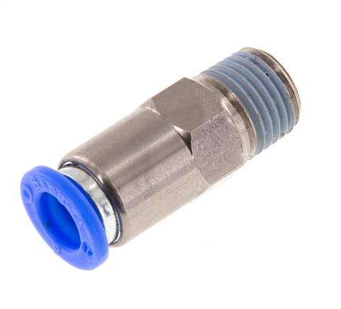 Check valve R 1/4"-8mm, flow from thread to hose, IQS standard