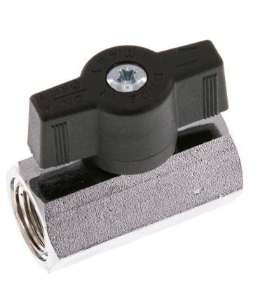 Mini robinet à bille en laiton, filetage intérieur G 1/4", PN 15