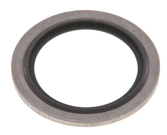 Bague d'étanchéité hydraulique avec insert FKM, pour filetage G 3/4"