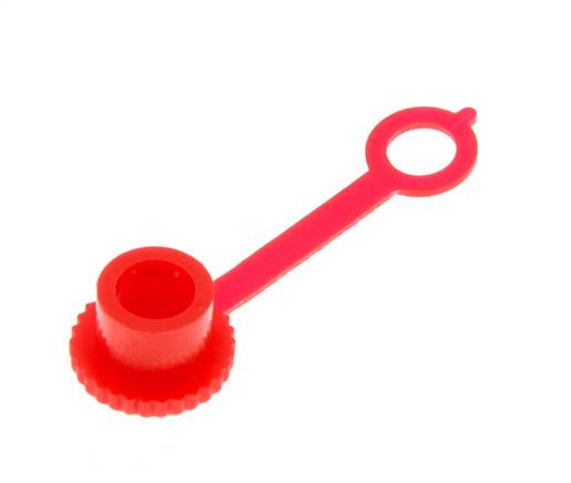 Capuchon de protection en plastique pour graisseurs coniques, rouge