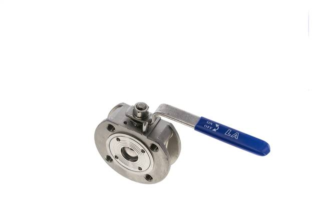 Compact flange ball valve Eco-Line, stainless steel, DN25-PN40 (DIN/EN)