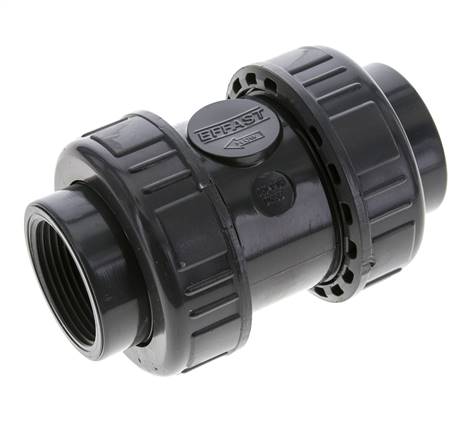 Clapet anti-retour, PVC-U / EPDM, Rp 1-1/4"