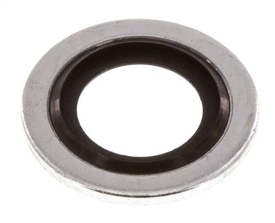 Bague d'étanchéité hydraulique avec insert NBR, pour filetage M 14