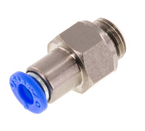 Clapet anti-retour G 1/4"-6mm, débit du tuyau au filetage, norme IQS