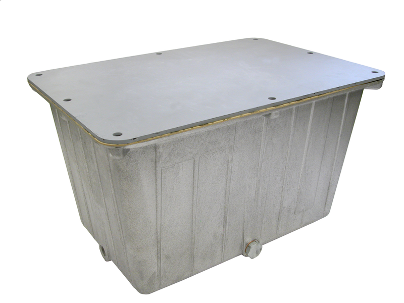 Aluminum tank NG16, 16l, 368x290x243 (l/w/h) 