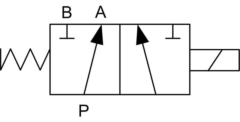 3/2-Wegeschiebeventil 1/2" 90L 12V