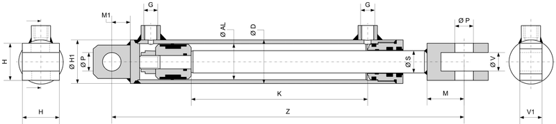 HM5 DW-Zylinder 92 40 0600 IG R 1/2"