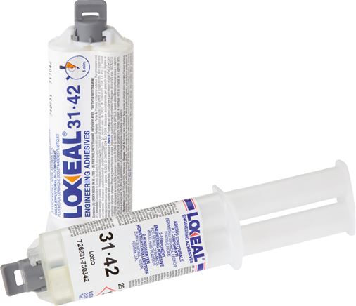 Adhésif bi-composant Loxeal, double cartouche de 50 ml