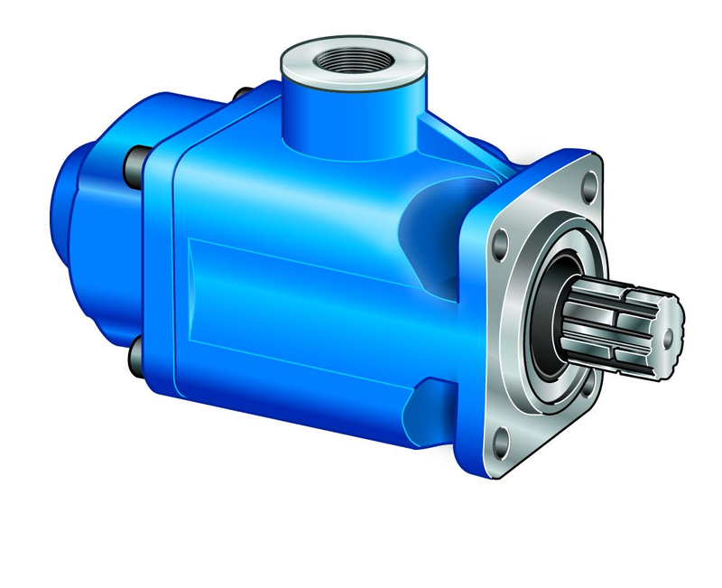 Axialkolbenpumpe 19ccm/U, ISO-Flansch