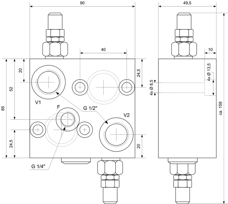 LHV-f. OMP engine 60L 350 bar double int 