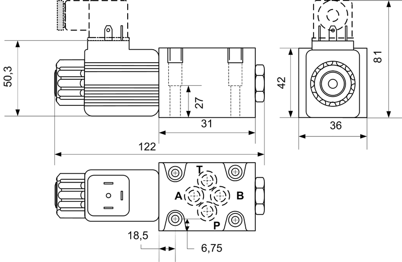 CV-4/2 Wege NG04 25L 24V TA