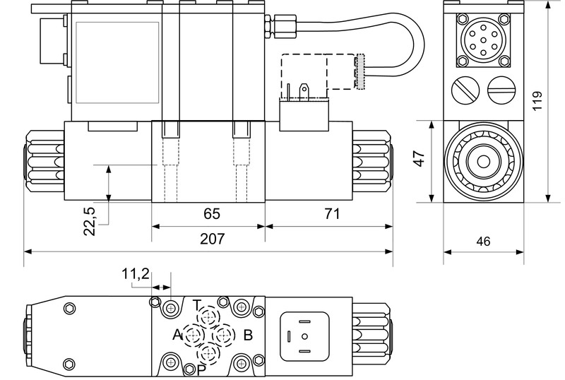 CVP-4/3 way NG06 40L A16 4-20mA Cetop 3 