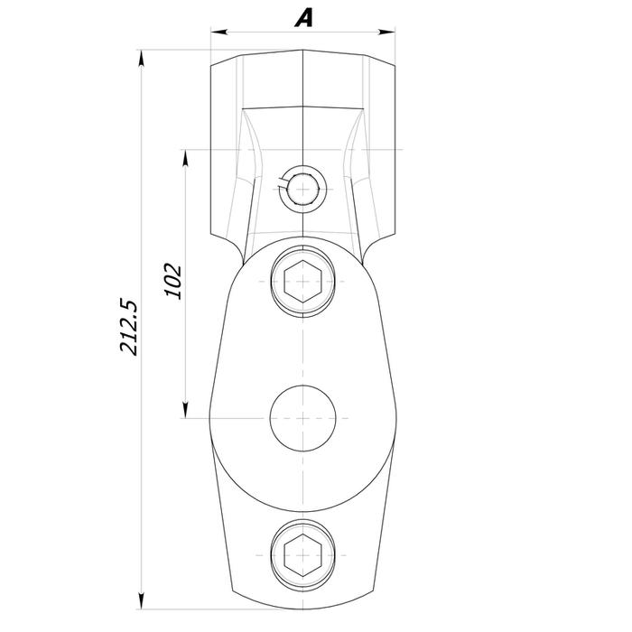 Joint avec charges de freinage 3t/4,5t 