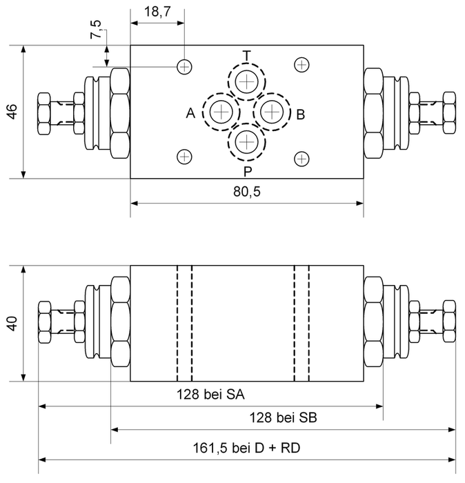 DRV NG 06 50L RD Cetop 03 