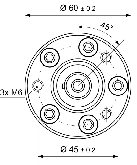 Oil motor MM 50 C shaft Ø16 