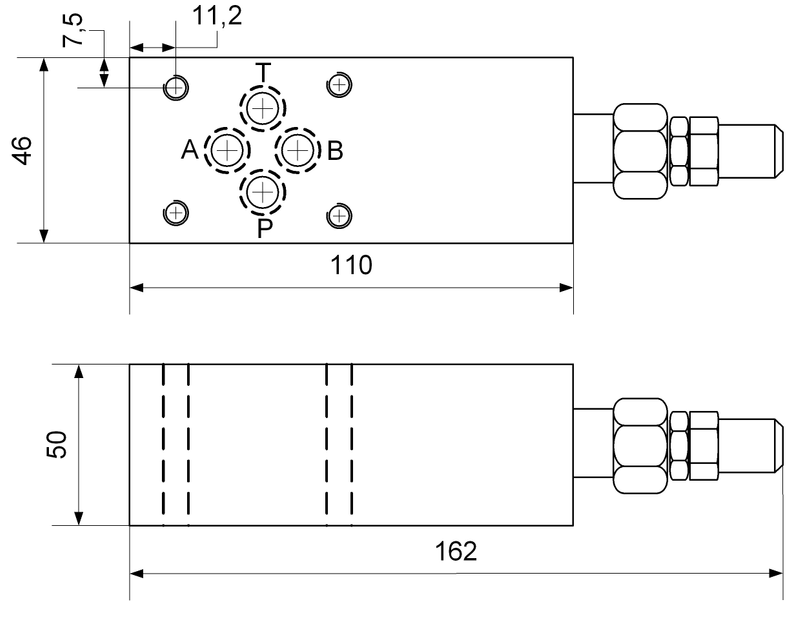 LHV NG 06 50L 25 Bar Cetop 03