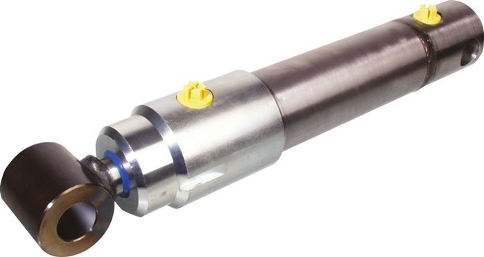 Hydraulic cylinder, Ø 63/40, stroke 500, with joint head