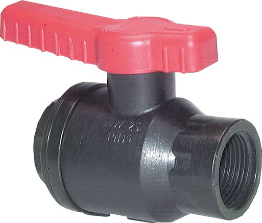 Ball valve (polypropylene), G 1/2", PN 10