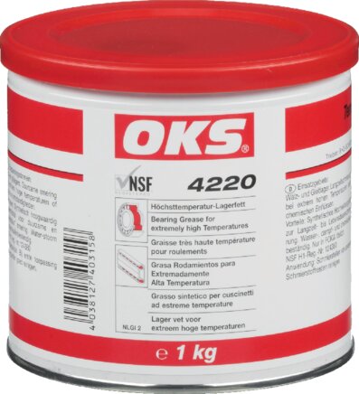 OKS 4220 - Graisse pour roulements haute température (NSF H1), bidon de 500 g