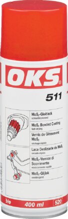 OKS 510/511 - Vernis antifriction MoS2, bombe aérosol 400 ml