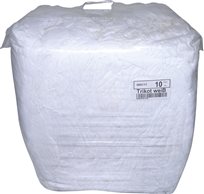 Industrieputzlappen (Trikot, weiß), 10 kg Ballen