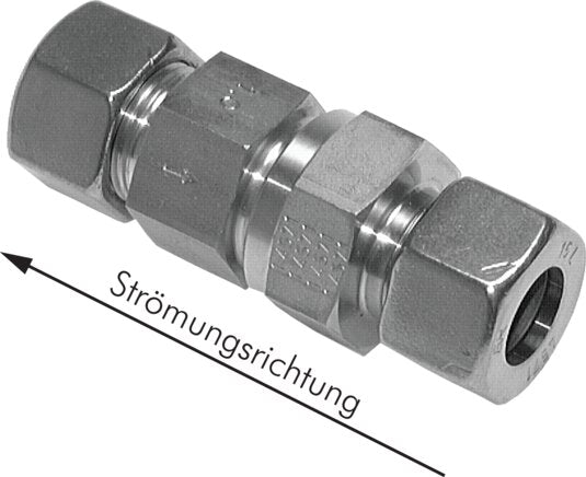 Hydraulik-Rückschlagventil 22 L (M30x2), Klemmring 1.4571 (NC)