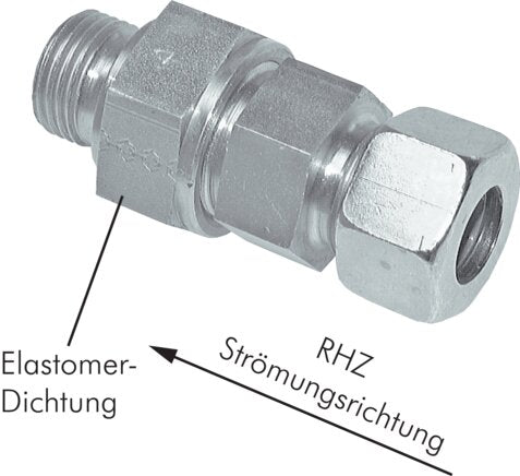 Clapet anti-retour hydraulique 25 S (M36x2)-G 1", 1.4571