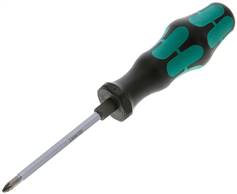 Screwdriver (Pozidriv Phillips PZ1 x 80), Wera Kraftform Plus 300