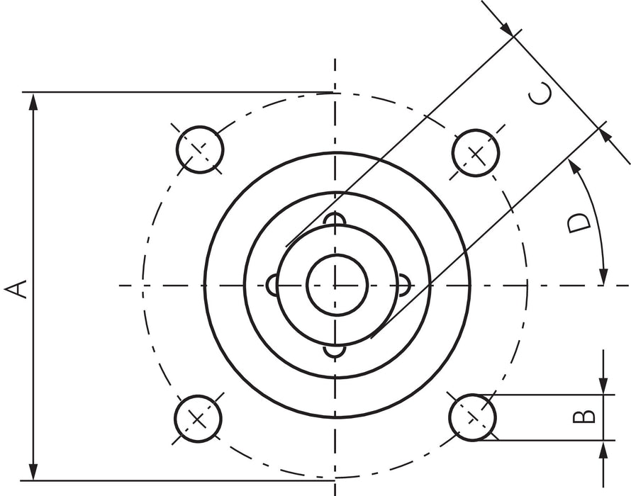 Pneumatique. Taille du lecteur rotatif. 90, fermeture à ressort, F12 (carré 27)