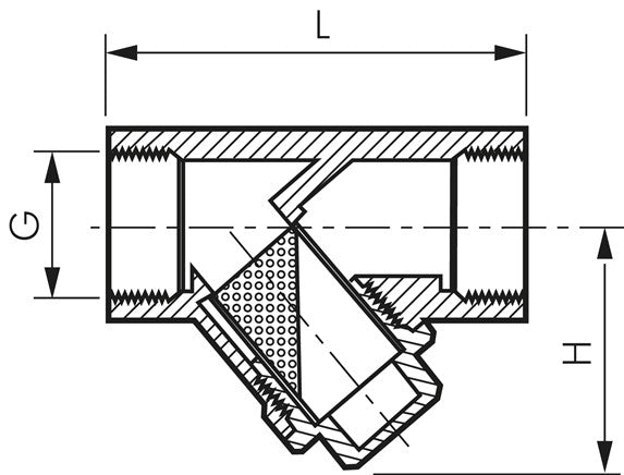 Piège à saletés G 4", -0,99 à 16bar, laiton