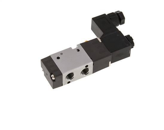 Électrovanne 3/2 voies, G 1/8", rappel par ressort (NO), 12 V DC