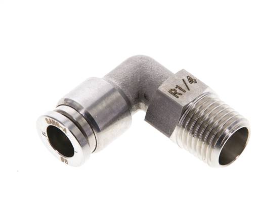 Elbow plug connection R 1/4"-8mm, IQS-ES LE/IQS-PVDF