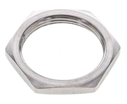 Hexagonal lock nut M 42x2, V4A