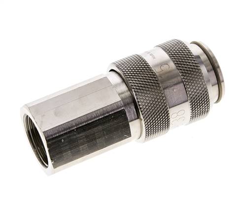 Coupling socket (NW15) G 3/4" (IG), nickel-plated brass