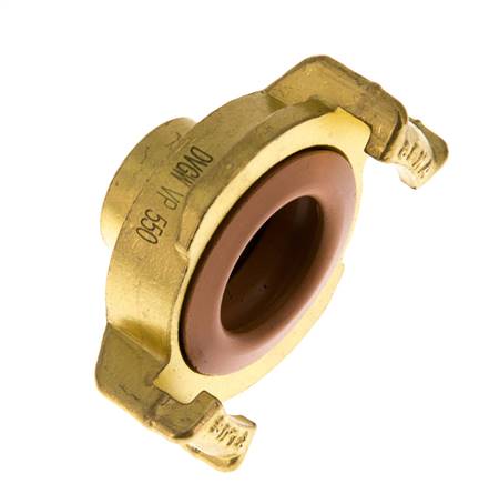 GK hose coupling, G 3/8" (IG), brass with KTW approval