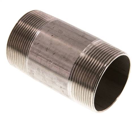 Rohrdoppelnippel R 2"-100mm, 1.4571