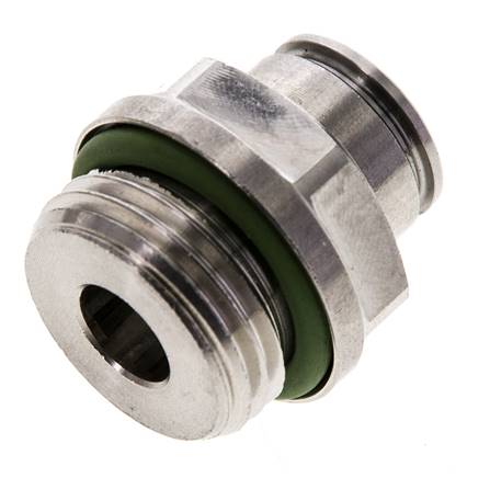 Straight plug connection G 1/2"-10mm, IQS stainless steel